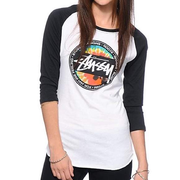 baseball t shirt stussy baseball t shirt stussy